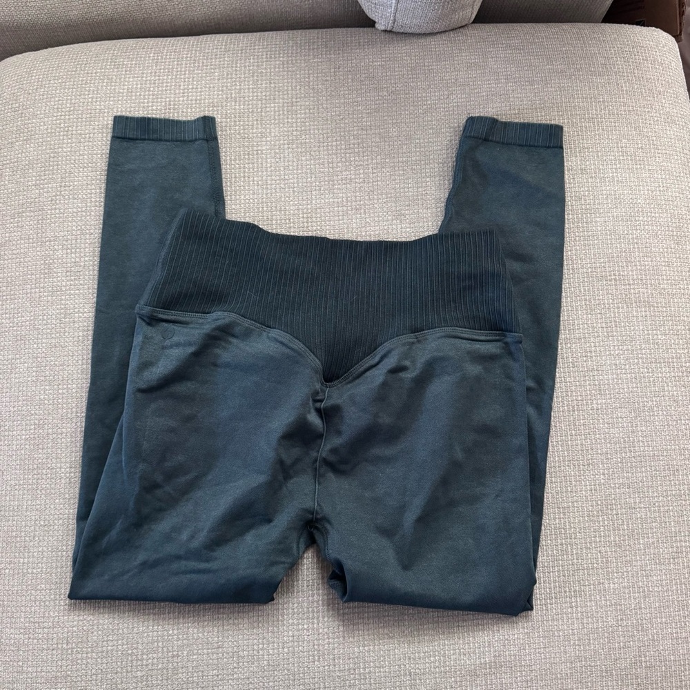 Popflex curve flex High-Waist green Leggings women large - Picture 3 of 7